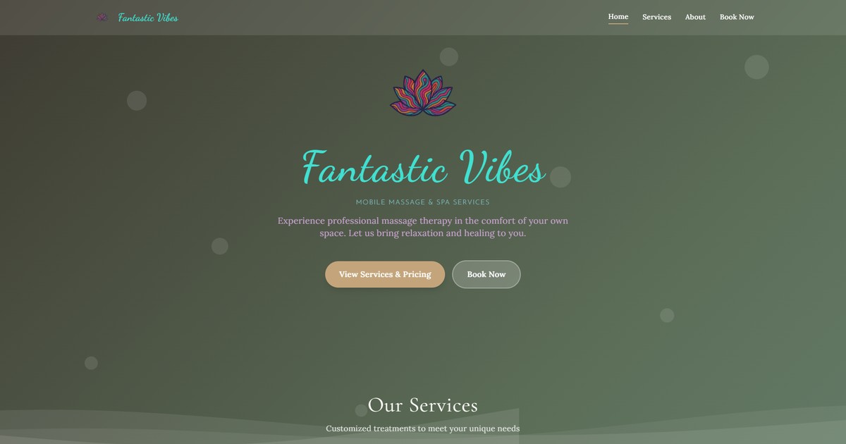 Preview of Fantastic Vibes Massage